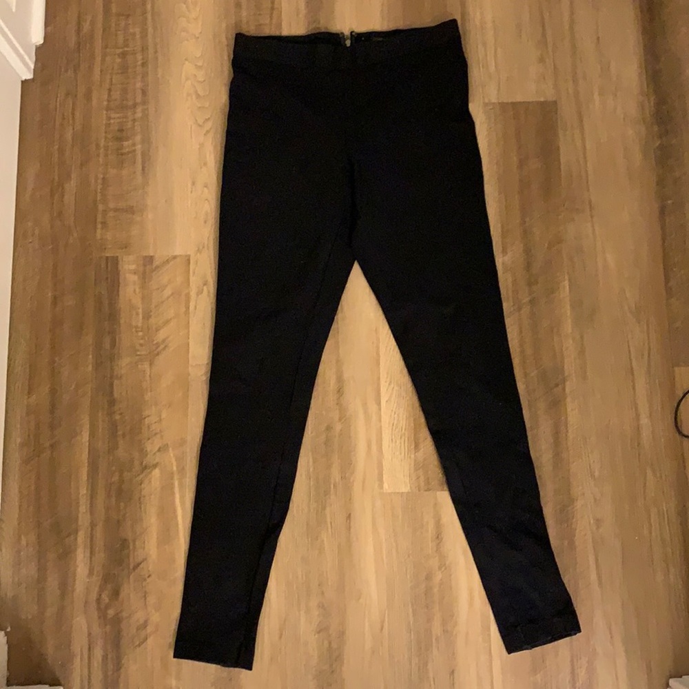 JCrew Leggings with zipper up the back